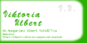 viktoria ulbert business card